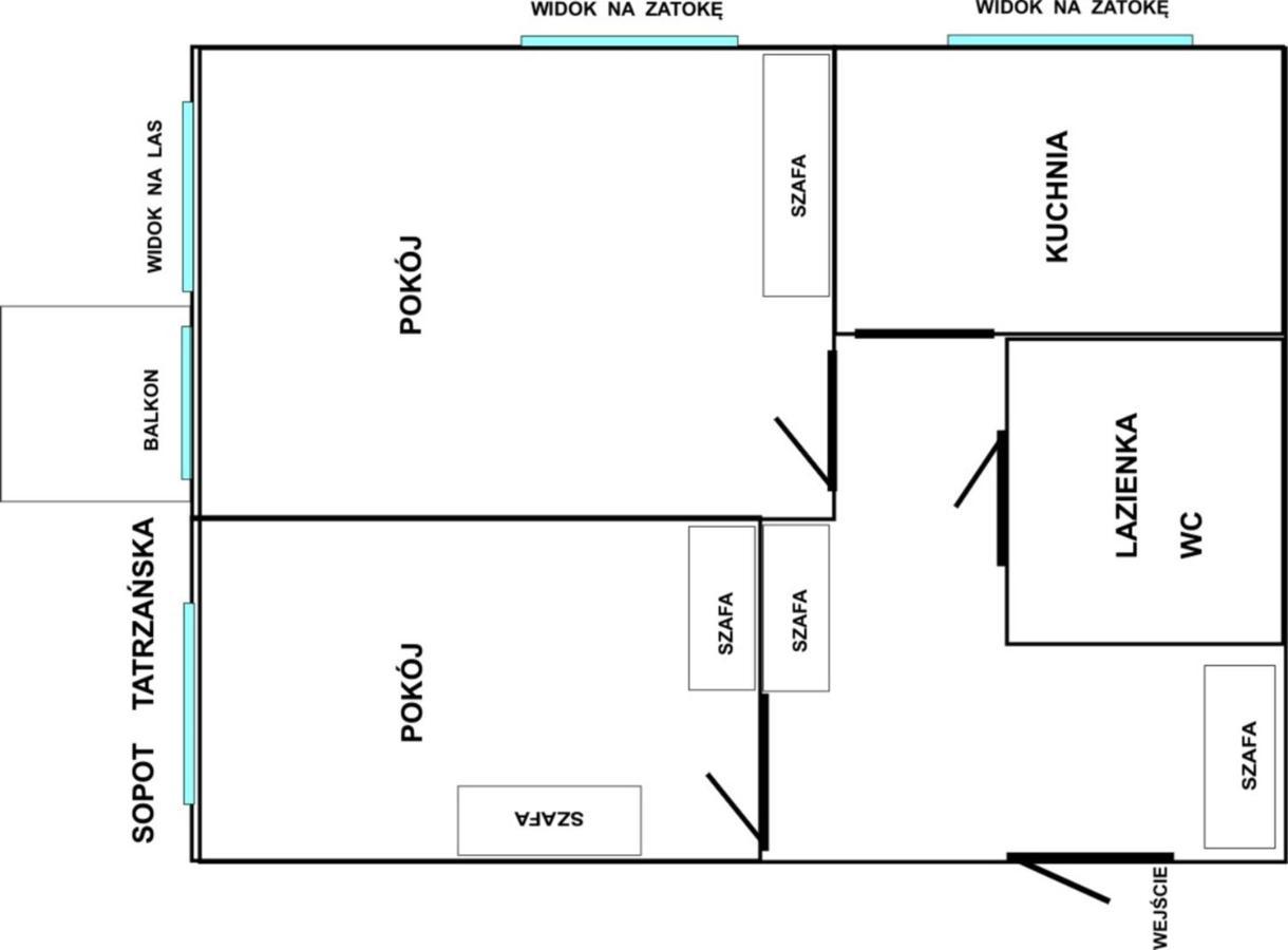 Sopot Apartament Kamienny Potok Kültér fotó